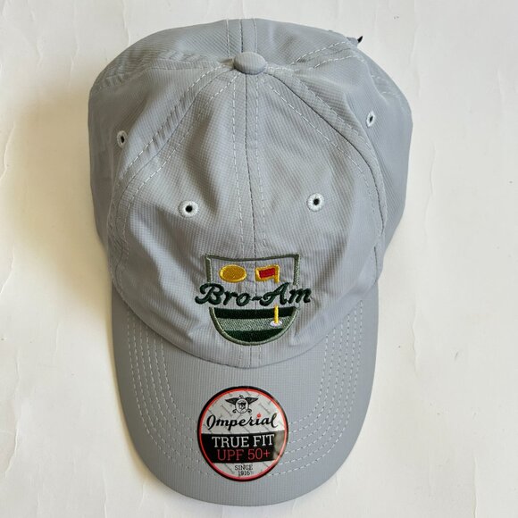 Bro-Am Mizzen + Main UPF 50+ Hat True Fit Bag Tag Embroidered One Size Cap Grey - Picture 2 of 10